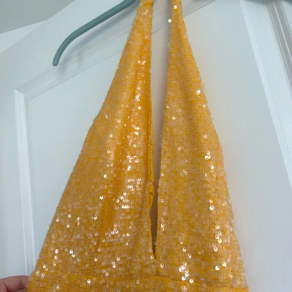 Markarian Valerie Sequin Halterneck Dress - Picture 5 of 11